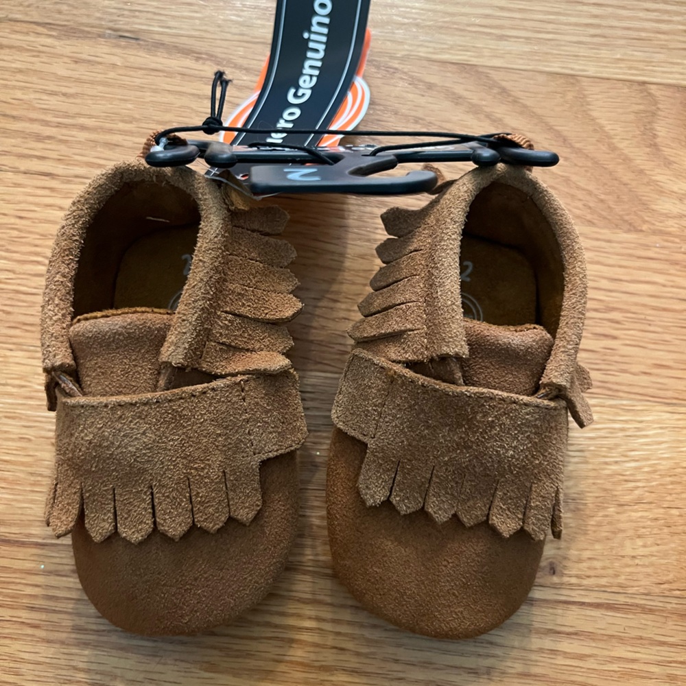 Leather moccasins